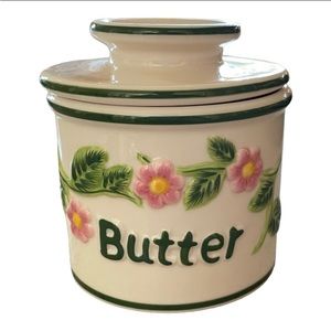 Vintage Original Butter Bell Beurre 2000 Tremain Inc Floral Excellent Quality